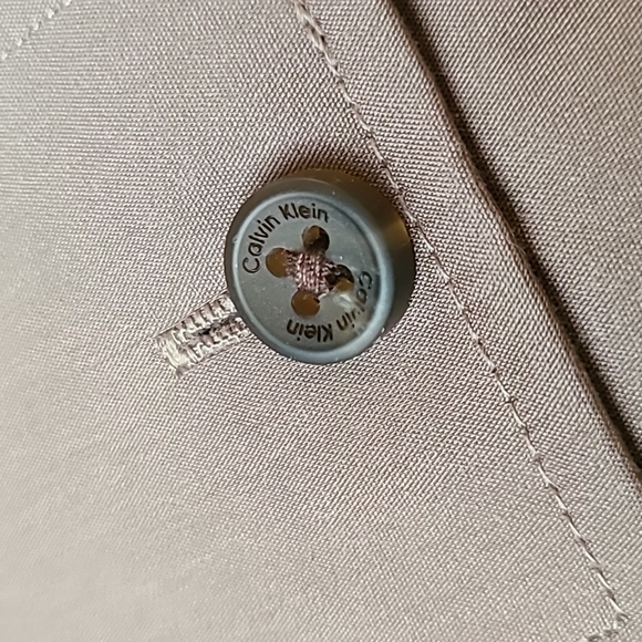 Calvin Klein brown stretch dress shirt - Picture 6 of 15